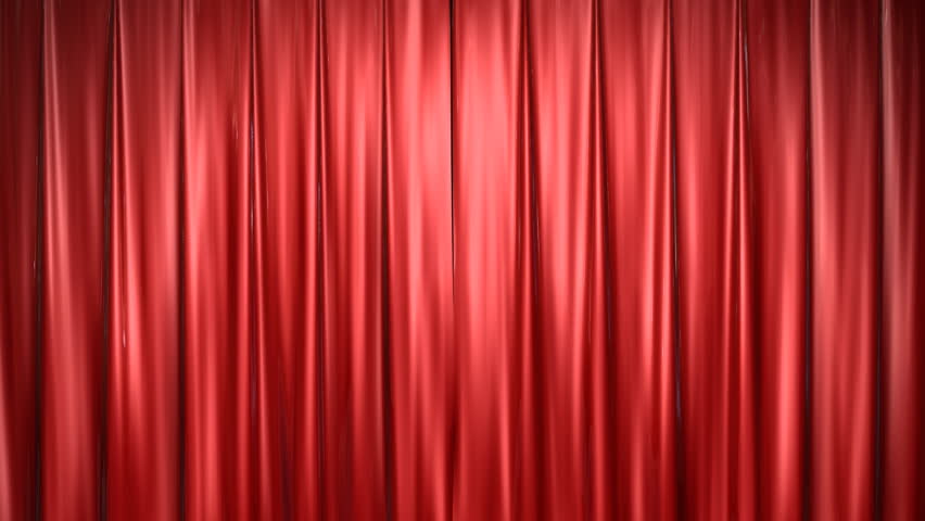 High definition clip of an opening red stage curtain.  | Shutterstock HD Video #547213