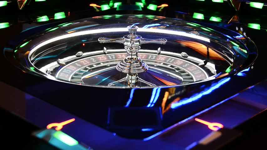 Roulette. Completely Automated Electric Roulette Stock Footage Video