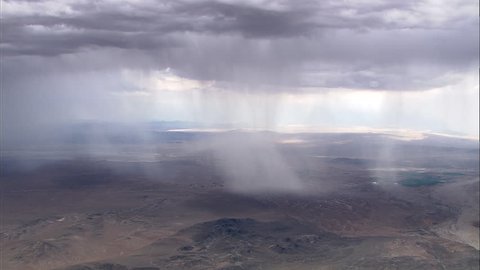 Rain Clouds Desert Plateau Aerial Stock Footage Video 100 Royalty Free Shutterstock