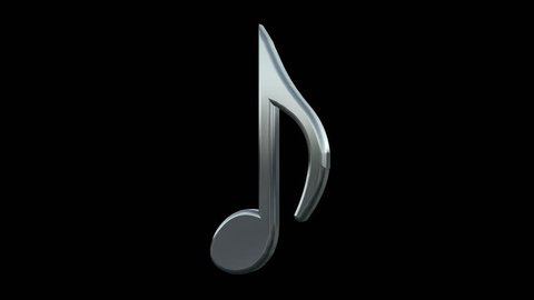4k Music Notes Background Stock Footage Video (100% Royalty-free ...