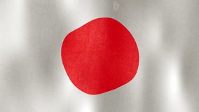 Japanese Flag, Textured, Loopable, HD
This is a Japanese Flag Loopable Video. With this one you can easily make a video of any length. 
It has a textile texture that makes it look very real.