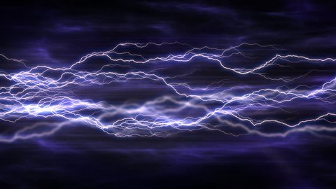 Abstract background with electric arcs