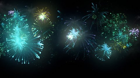 Animated Fireworks Display Loopcycle Video De Stock 100 Libre De Droit Shutterstock