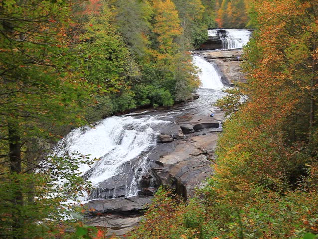 Triple Falls in the Dupont State Forest in North Carolina