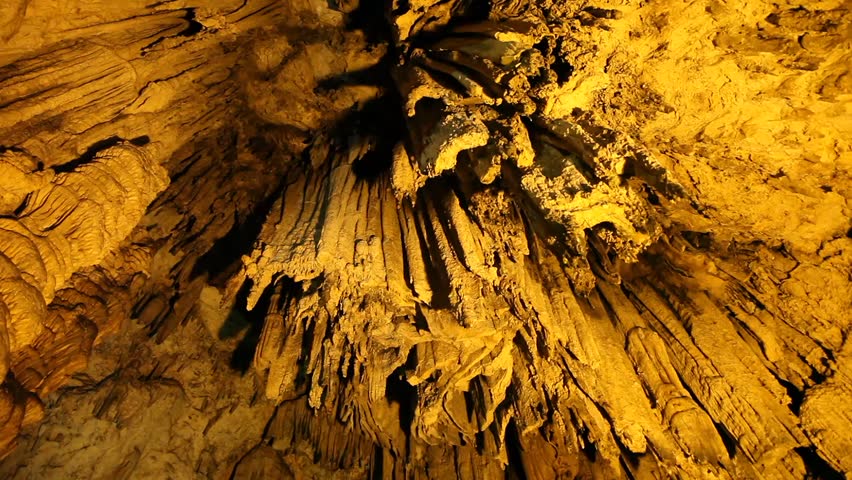 video footage of the Psychro Cave in Crete, greece