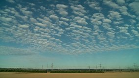 video footage of a cloud timelapse