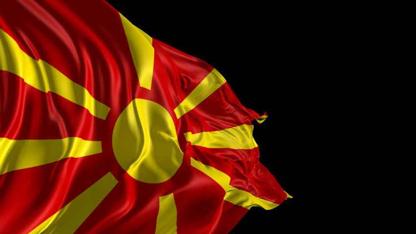 Flag Of Macedonia Beautiful 3d Stock Footage Video 100 Royalty Free 5536379 Shutterstock