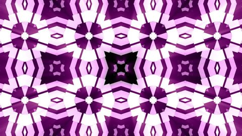 Kaleidoscope colorful background purple Vídeo Stock