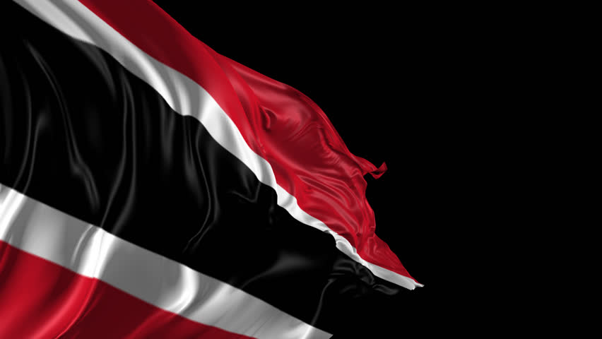 Flag Of Trinidad Beautiful 3d Animation Of Royalty Free Video 3095