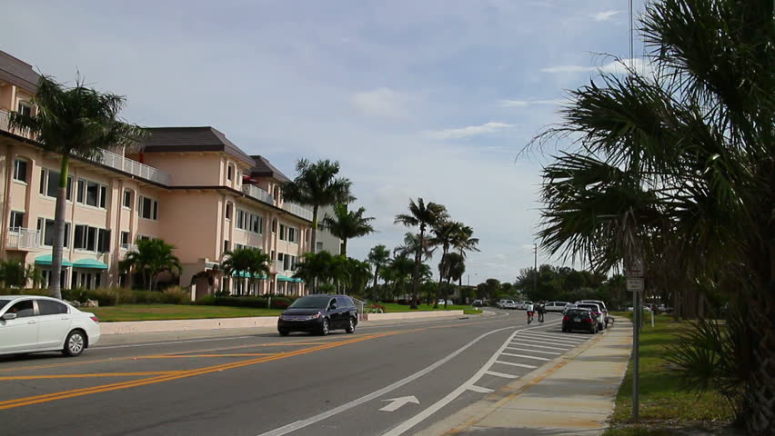 road along siesta key's public beach Stock Footage Video (100% Royalty ...