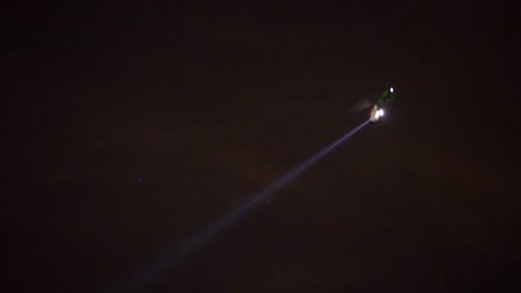 911 LAPD Helicopter Dispatch with Search Lights