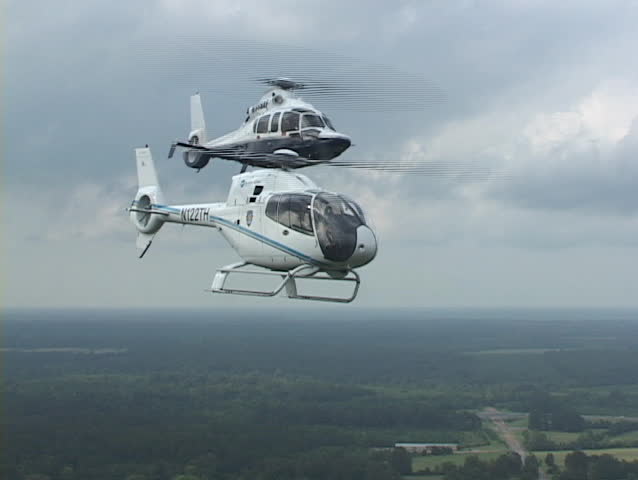 Eurocopter is the gold standard of modern helicopters. Eurocopter flying in formation as part of a factory groundbreaking ceremony  in Alabama, 2005.