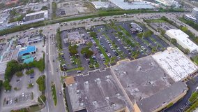 Aerial video of Aventura Miami