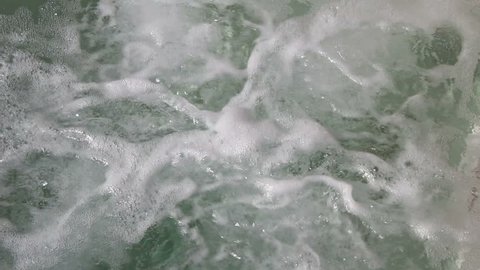 Hot Tub Water Bubbling Over