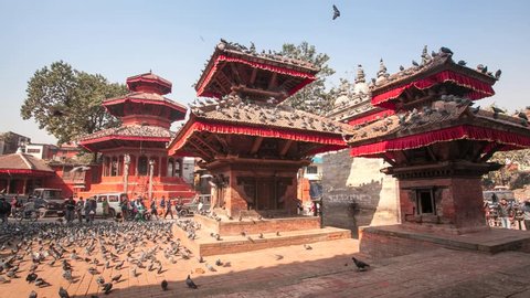 Kathmandu Nepal Nov 28 Stockvideoklipp Pa Helt Royaltyfria Shutterstock