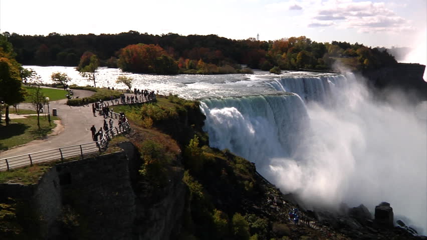 Niagara Falls in the Fall season.