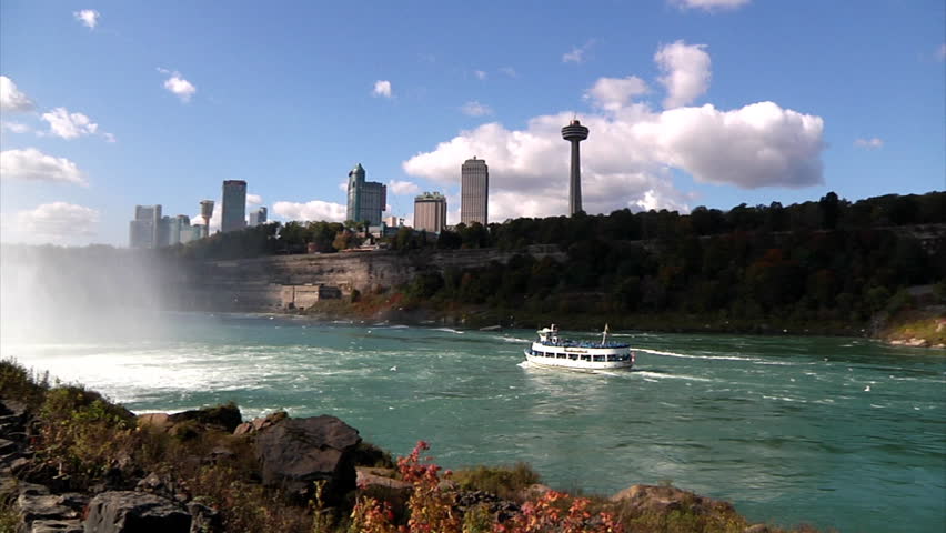 Niagara Falls in the Fall season.