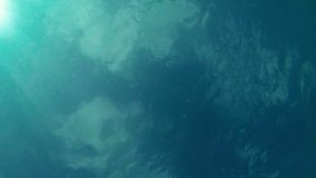 Video 1920x1080 - View of the sky with clouds from sea depth