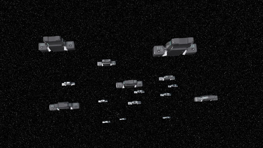 Spaceships in space, a Technology Video by IronStrike