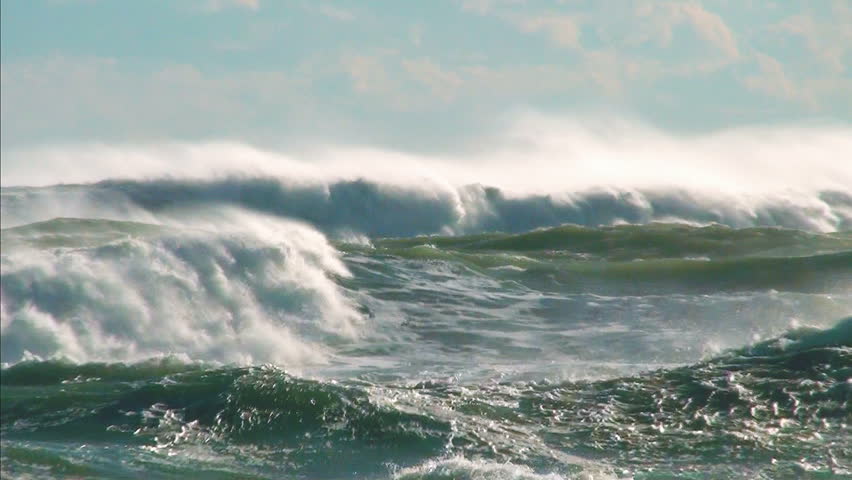 Ocean Wind Waves Sea Spray Stock Footage Video 100 Royalty Free Shutterstock