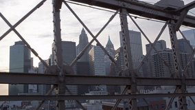 Manhattan Skyline from Brooklyn Bridge