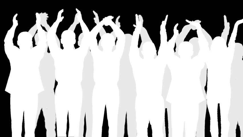 People On a Black Background Stock Footage Video (100% Royalty-free) 5613803 | Shutterstock