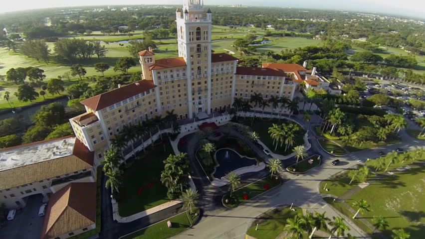 Biltmore Hotel in Coral Gables, Florida Aerial view
