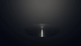 Analog audio cables breaking holes through a vinyl record and traveling to a sound powered sphere of light that illuminates after insertion.

Great for live visuals, VJs, and music videos.