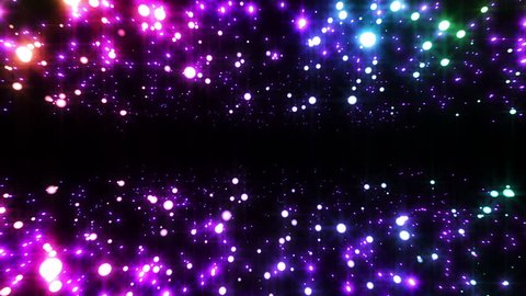 Particle Light Neon Glitter Star Sparkle Stock Footage Video (100% ...