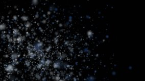 powerful video animation with light particles in motion, 4096x2304 loop 4K