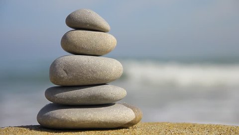 Zen Garden Meditation Stone Background Copy Stock Photo 238399852 ...