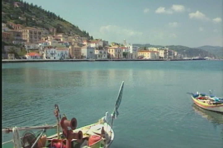 old boats in the harbor of a brazilian city