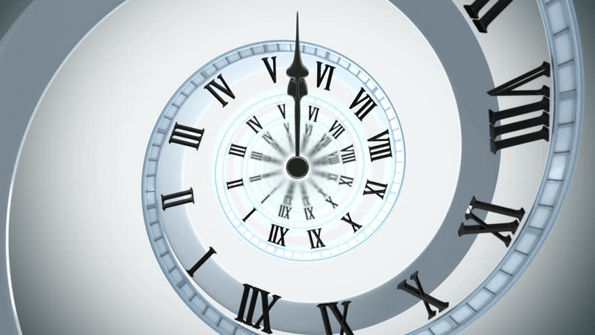 looping spiral clock 4k animation Stock Footage Video (100% Royalty ...