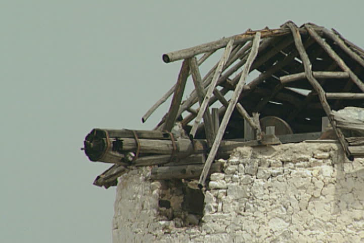 top of a old windmill in Turkey