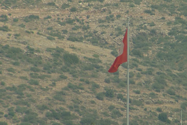 The flag of Turkey