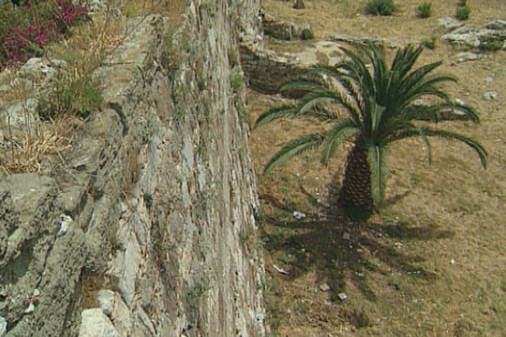 Old ruins of a fortress in Turkey