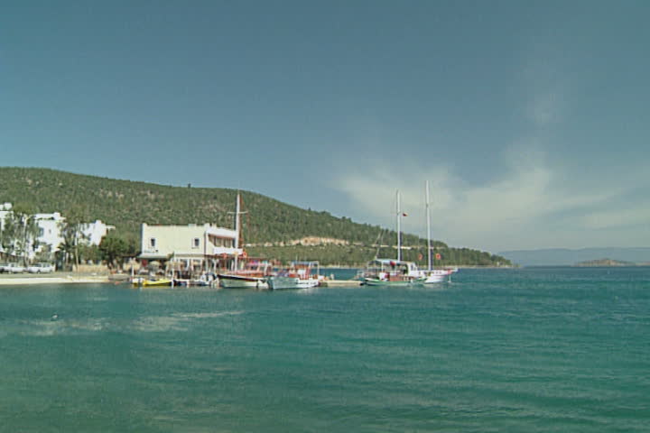 City and coastline in Turkey