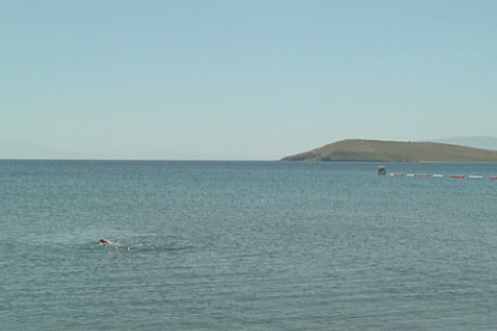 City and overview of the coastline in Turkey