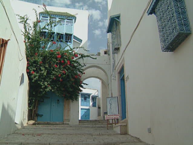 old city center in Tunesia
