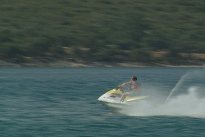 Jetski in the water