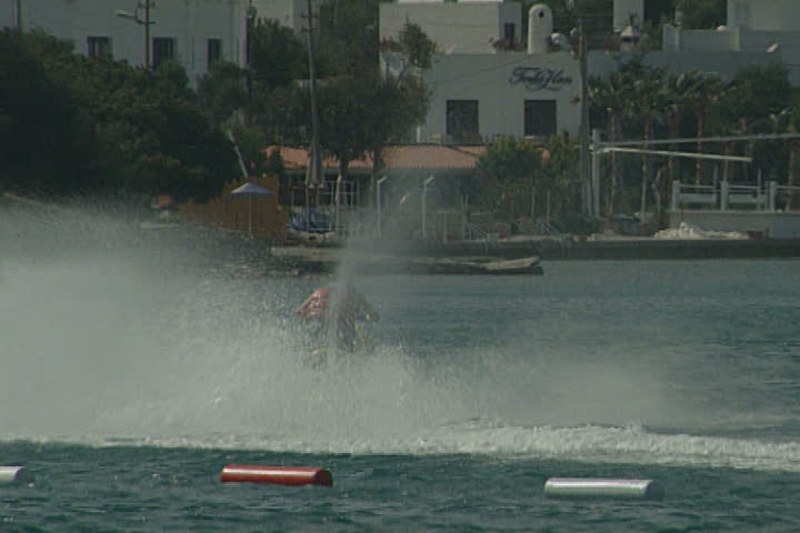 Jetski in the water