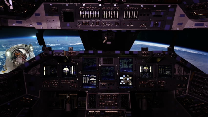 inside space shuttle enterprise