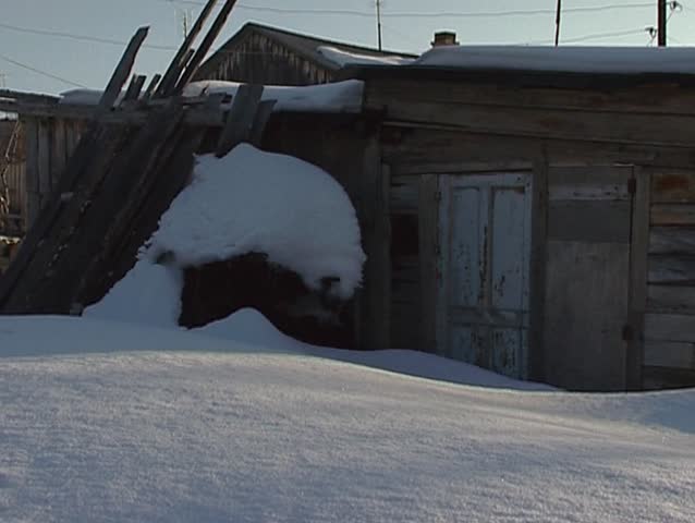 Snowy town