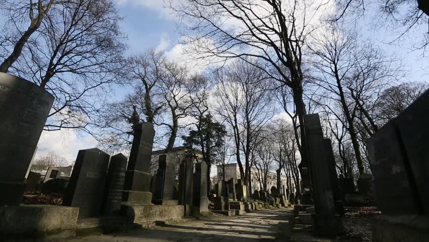 Jewish Cemetery in Krakow, Poland