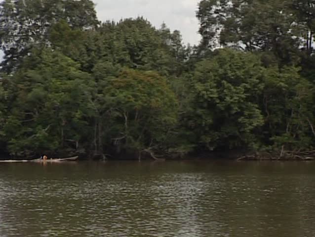 People in canoe