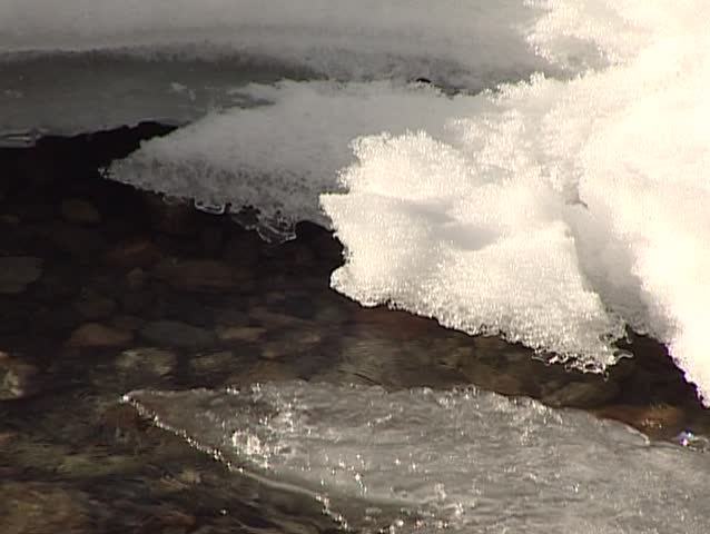 frozen river