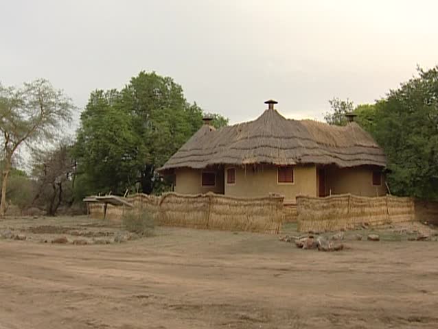 House from a town in the savanna of Chad
