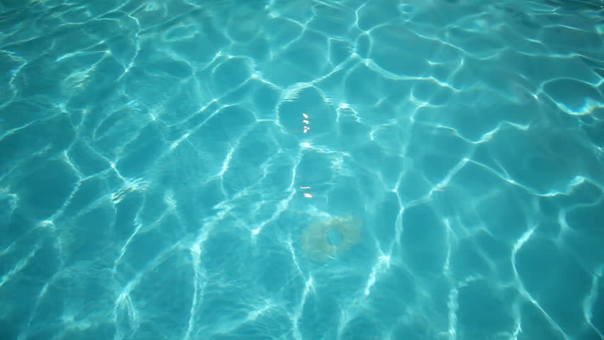 bottom of a swimming pool