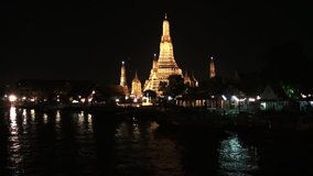 Video shot in April night in Thailand in Bangkok / Thailand, Bangkok