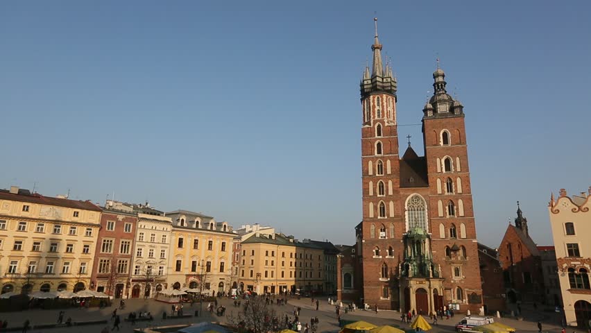 KRAKOW, POLAND - FEB 2014: St. Mary